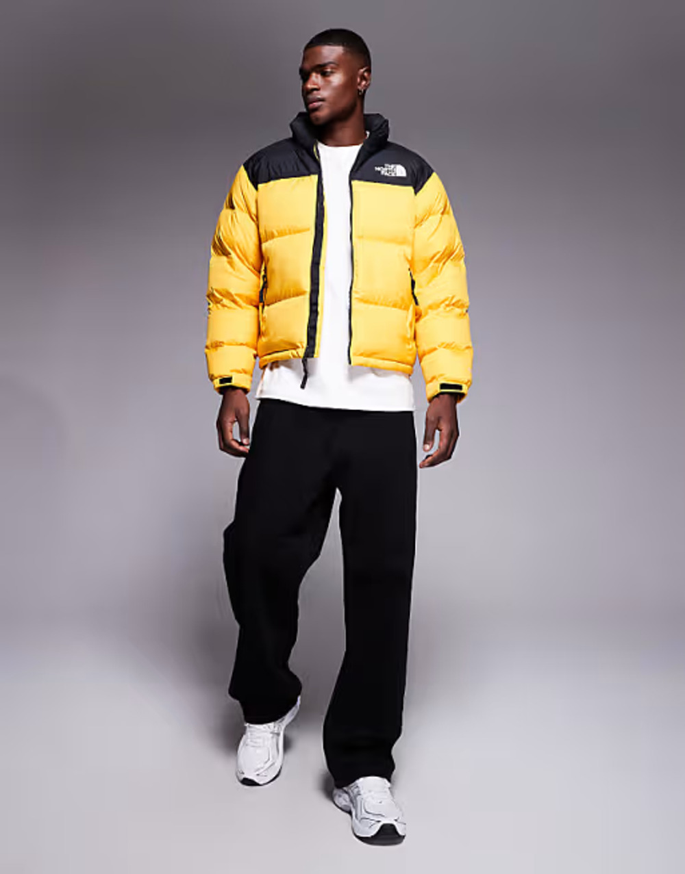 The North Face 1996 Retro Nuptse Jacket Summit Gold Tnf Black Men's Size XXL NWT